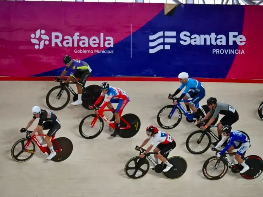 El ciclismo con cinco especialidades será una de las disciplinas protagonistas en la sede Rafaela de los Juegos Suramericanos 2026. Foto:FACPyR
