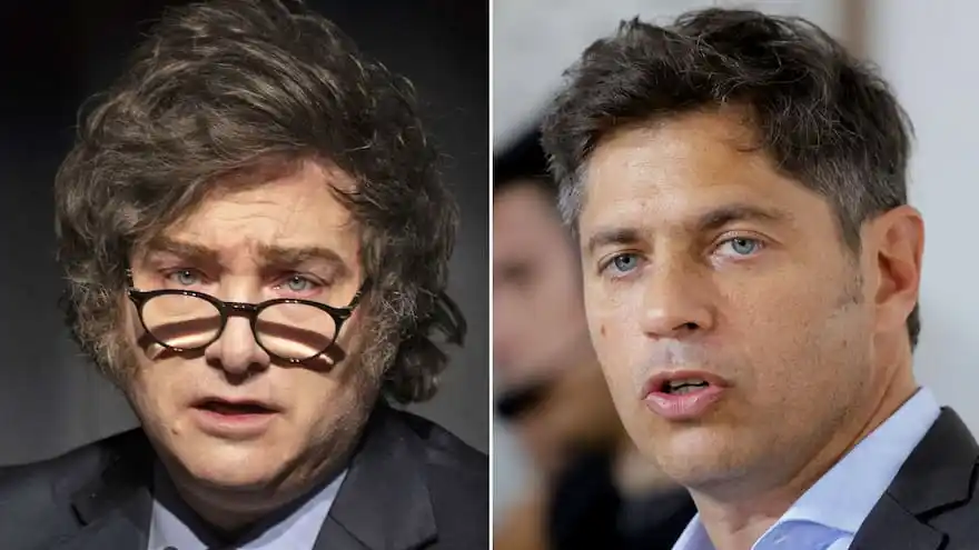 Kicillof presenta mejor imagen que Milei en la mayoría de los distritos del GBA.