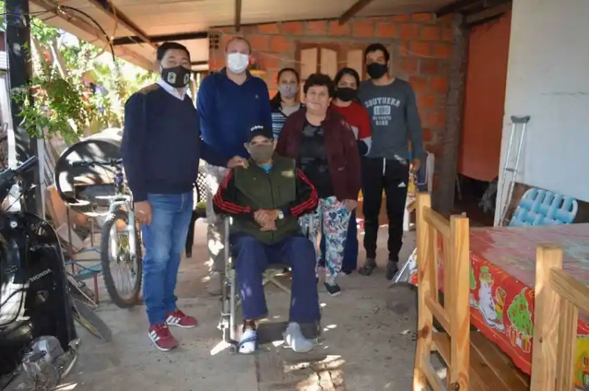 Silla de ruedas a disposición de los retirados de la Policía