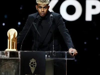 Lamine Yamal volvió a ganar el Trofeo Kopa al mejor futbolista juvenil
