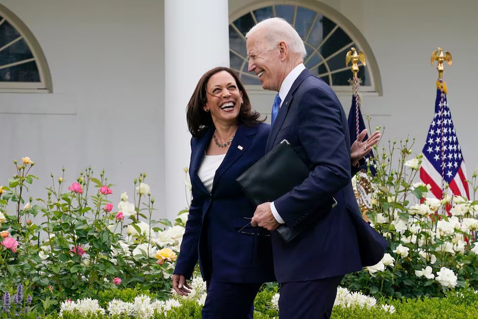 Kamala Harris y Joe Biden