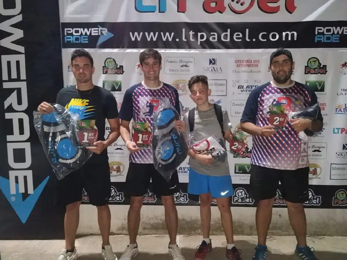Pasó la octava fecha de LT Pádel