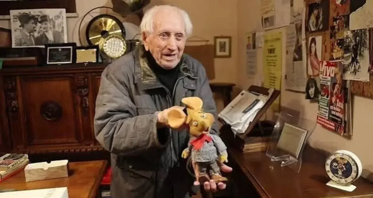 Adiós a la histórica voz de Topo Gigio: murió Peppino Mazzullo a los 100 años de edad
