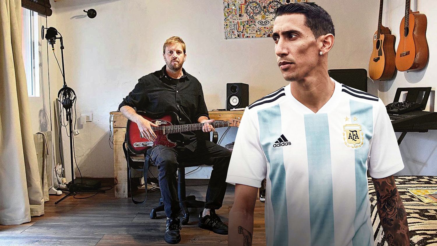 Sebastián Andersen y un homenaje a Di María