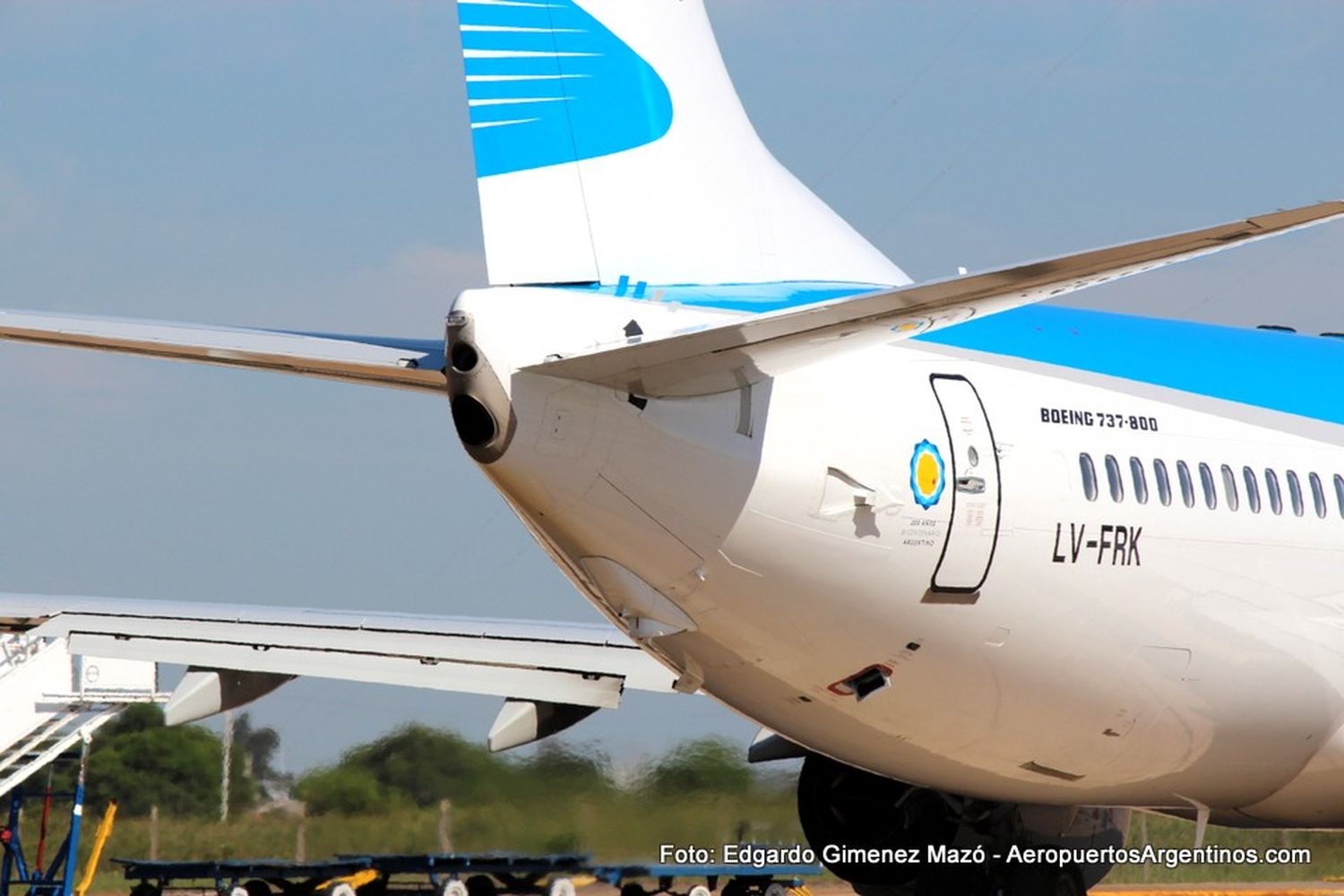 [Spotting] Boeing 737-8BK LV-FRK de Aerolíneas Argentinas en Resistencia