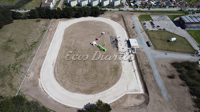 pista atletismo aérea