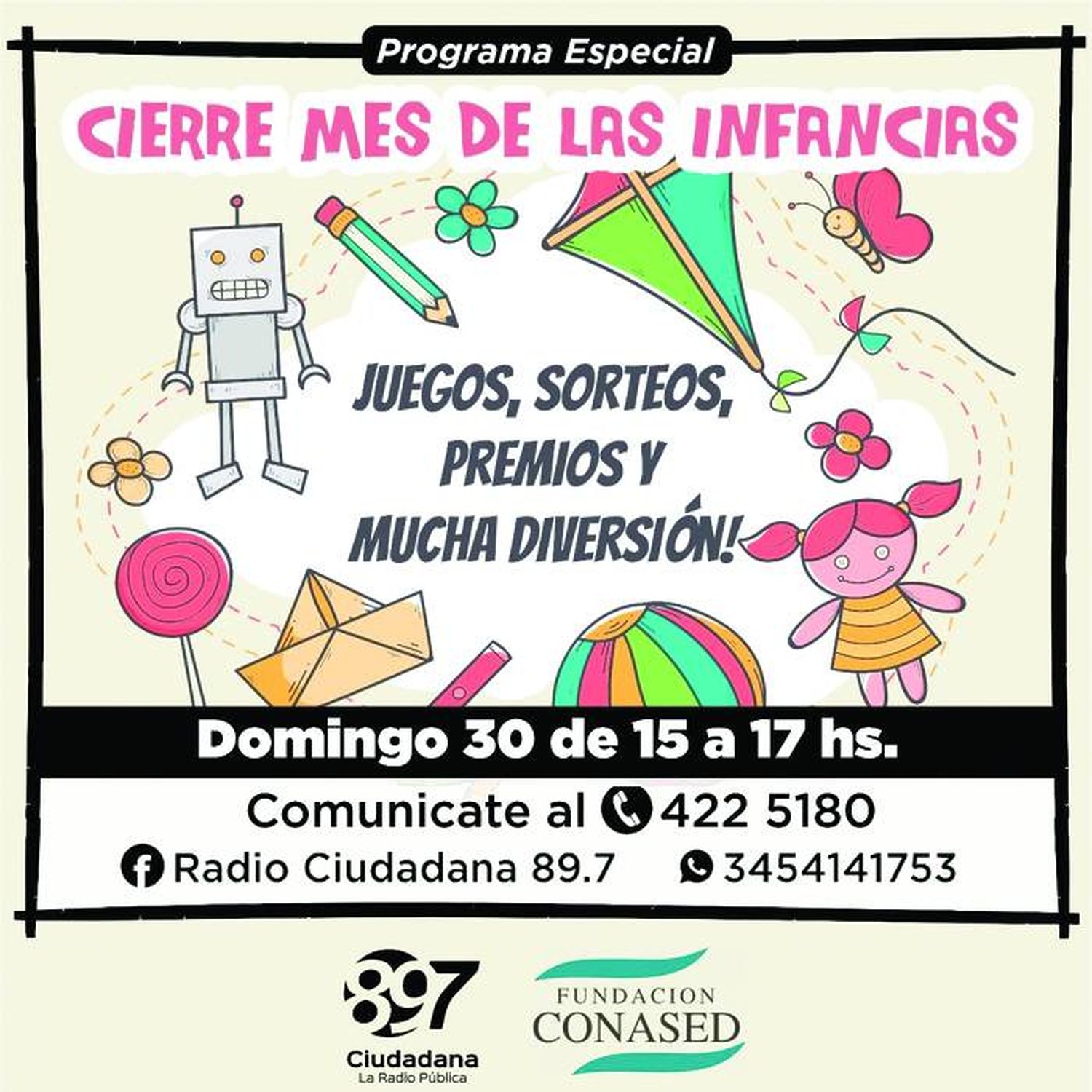 Fundación CONASED finaliza el �SMes de las Infancias⬝