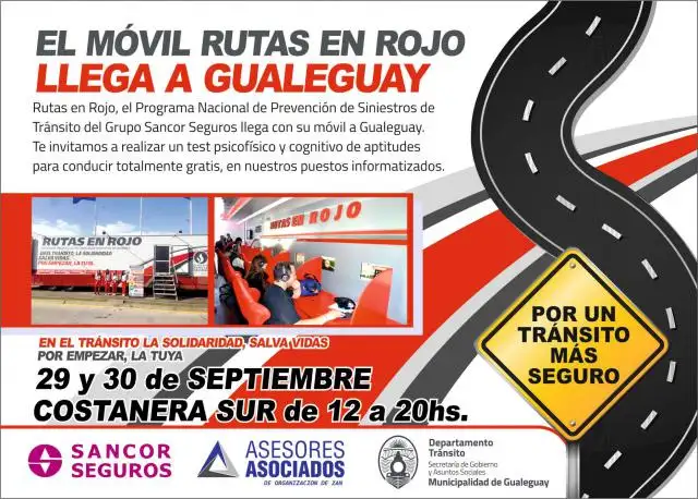 El Móvil “Rutas en Rojo” llega a Gualeguay