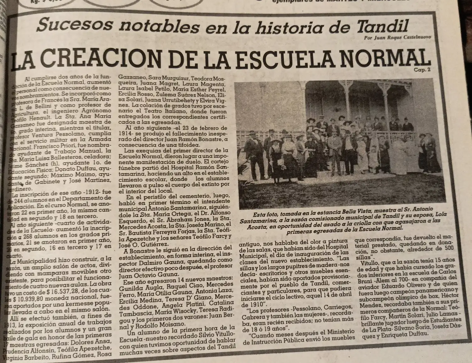 La creación de la Escuela Normal -  Cap. 2