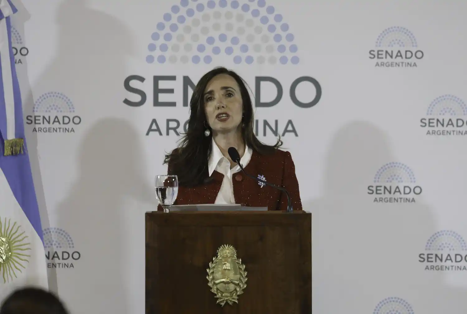 Victoria Villarruel, vicepresidente.