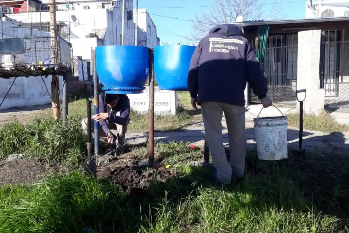 Realizaron un trabajo de limpieza en el barrio Francisco Ramírez