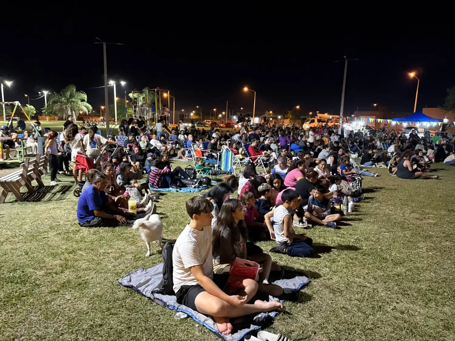 Cine bajo las estrellas.