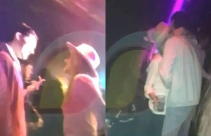 Fran Tinelli y Marian Farjat a los besos