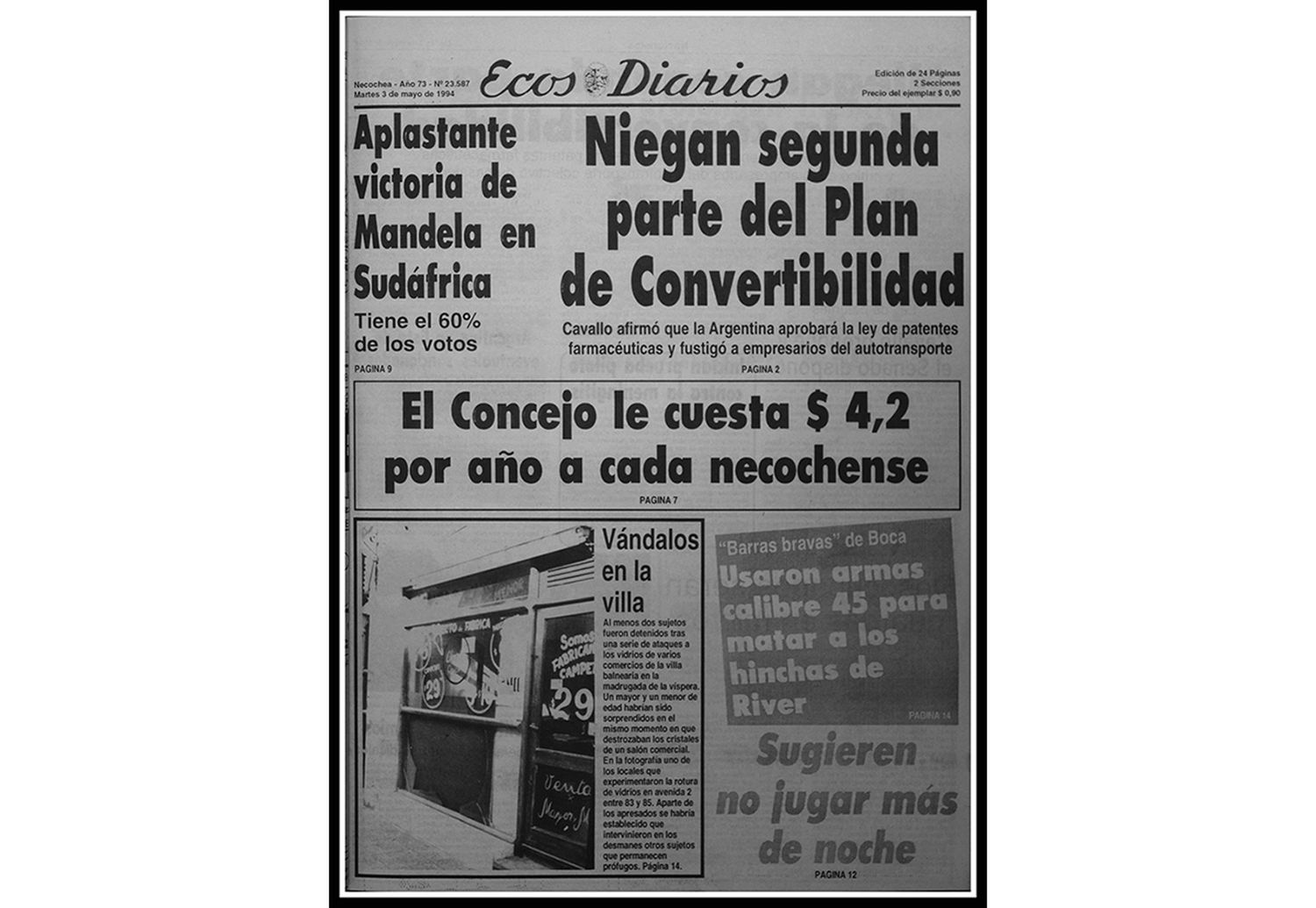 Martes 3 de mayo de 1994