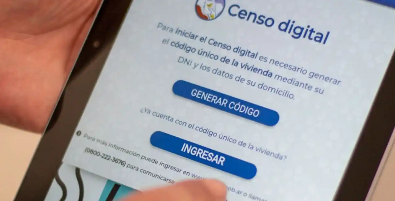 Arranca mañana la primera etapa del Censo Nacional en versión digital