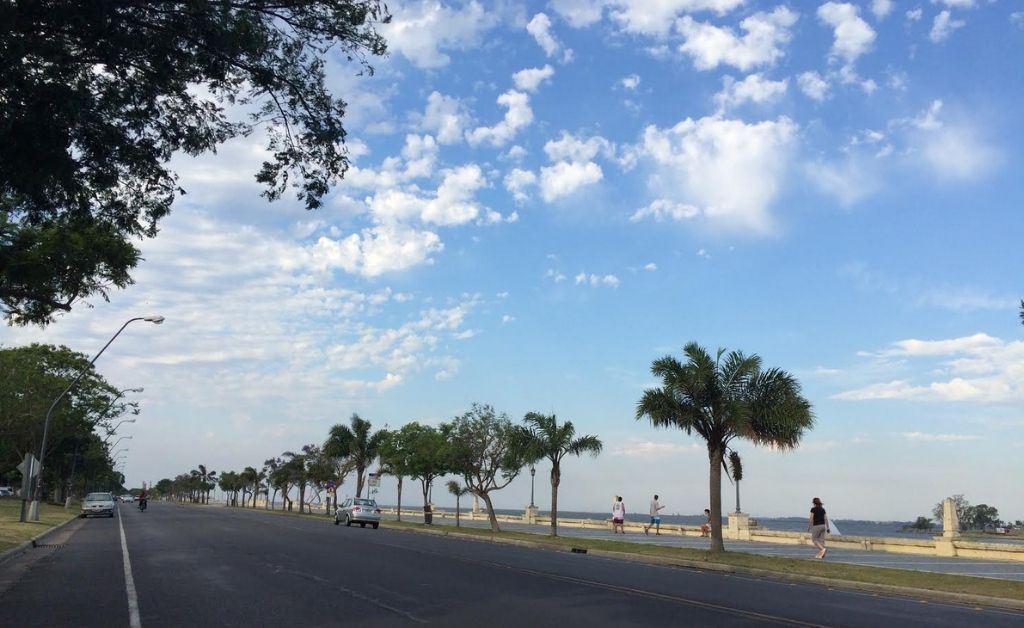 Martes con algunas nubes en la ciudad de Santa Fe