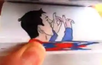 Goles de Messi en un corto animado