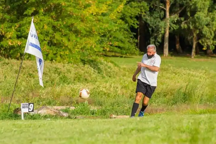 Gamalero fue ganador en el abierto de footgolf