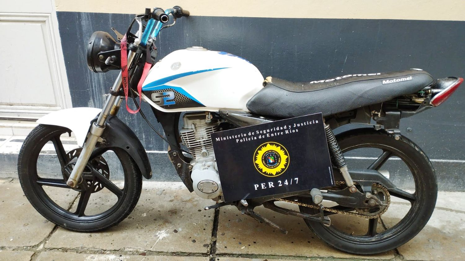 Secuestran una motocicleta con motor adulterado