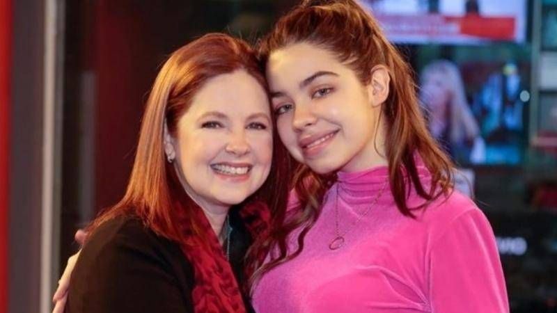 Andrea del Boca y su hija Anna.