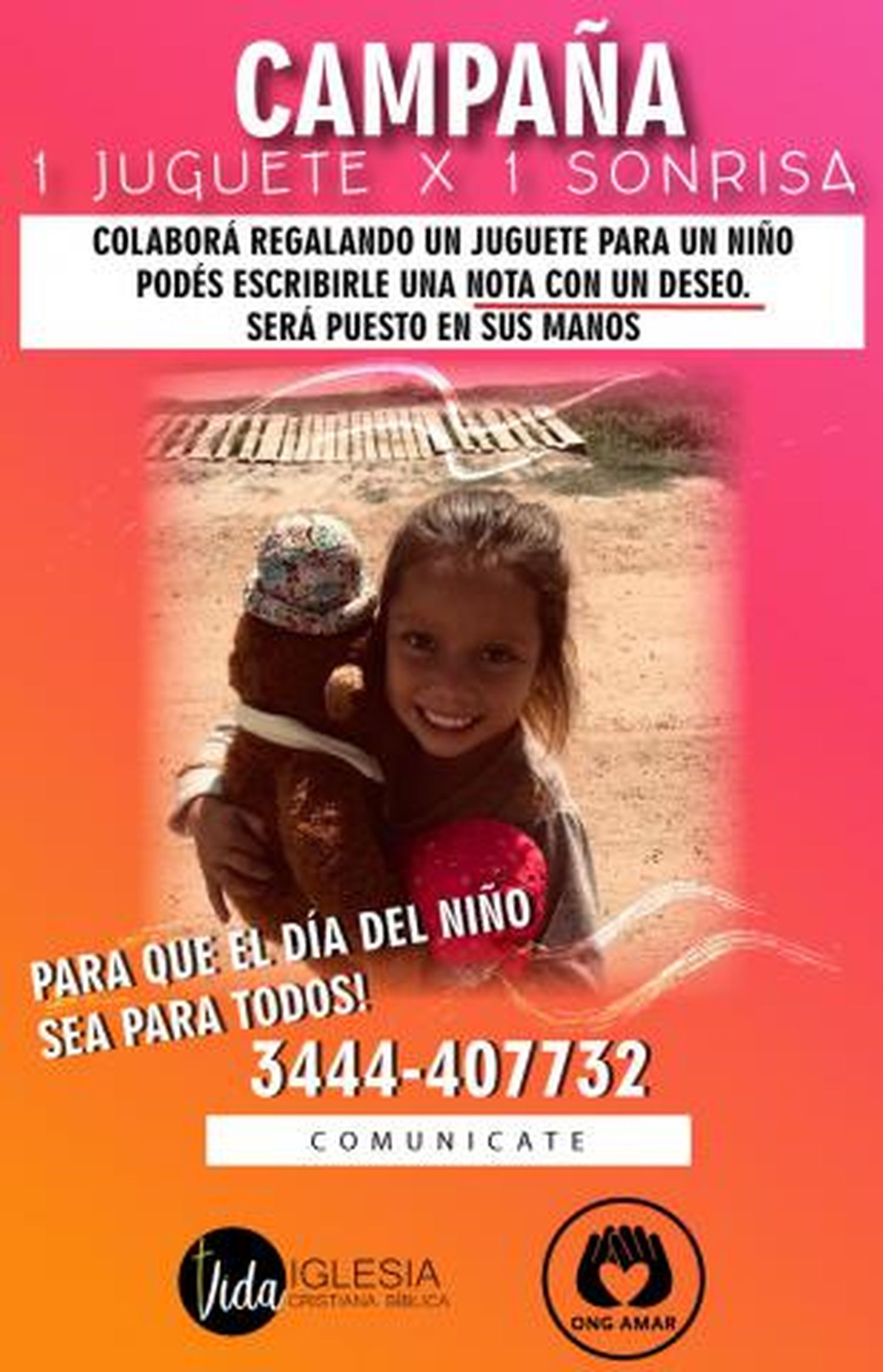 
Campaña: un juguete por una sonrisa
