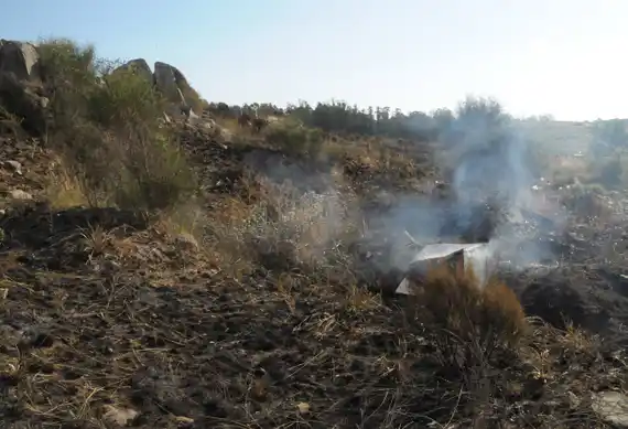 “Mayormente los fuegos en campos son en la cebada y en los cerros por negligencia”, contó el Jefe de Bomberos