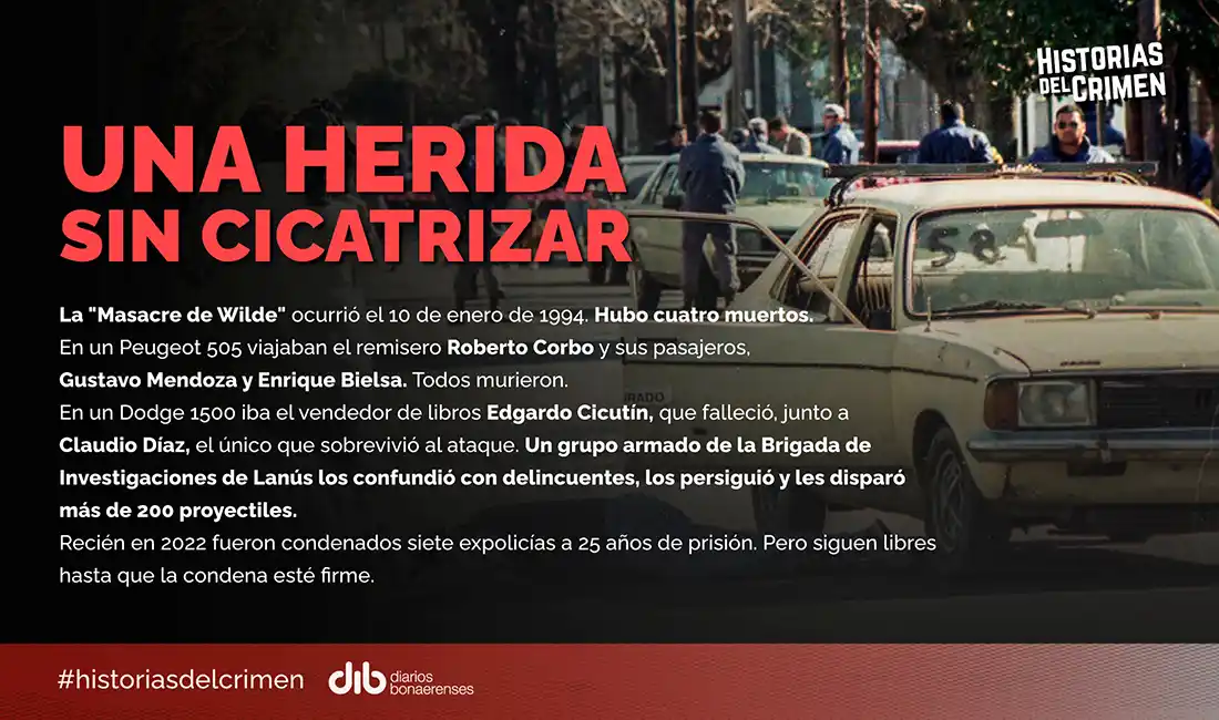 Masacre de Wilde: 239 disparos, cuatro muertos, siete policías condenados y una herida abierta