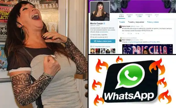 Moria Casán y un excéntrico descargo tuitero, tras su polémico audio hot