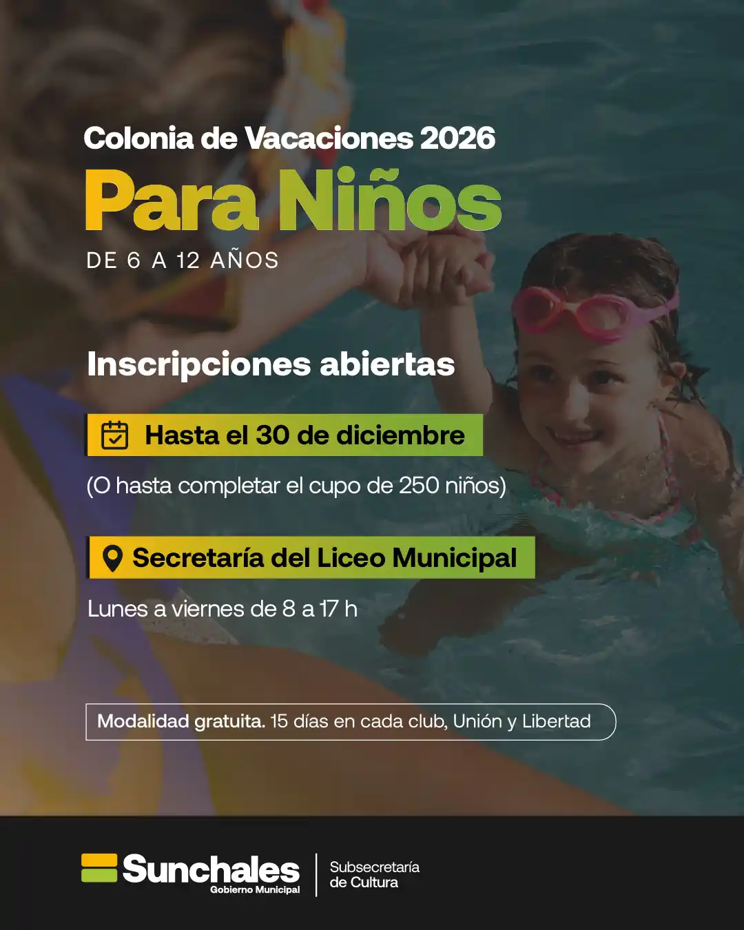 colonia de vacaciones sunchales