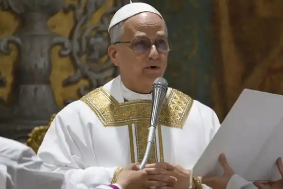 León XIV celebró su primera misa como papa en el Vaticano