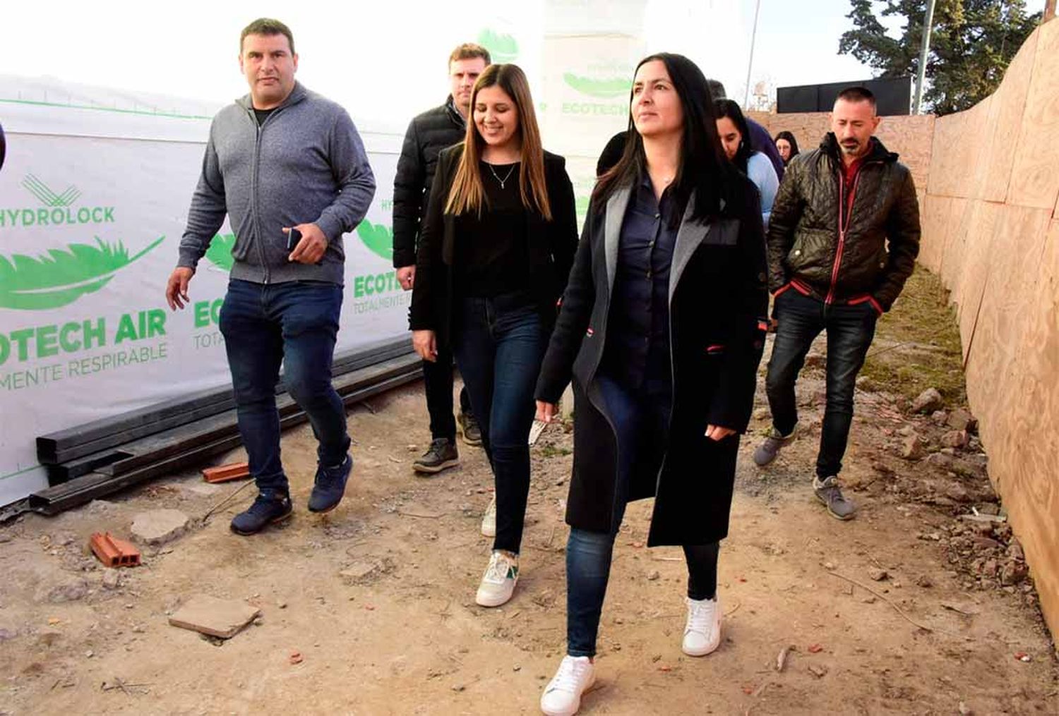 Malvinas Argentinas: Correa visitó la obra del Centro de Desarrollo Infantil de Los Polvorines