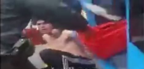 Video: Pasajeros intentaron linchar a ladrón en el tren Sarmiento