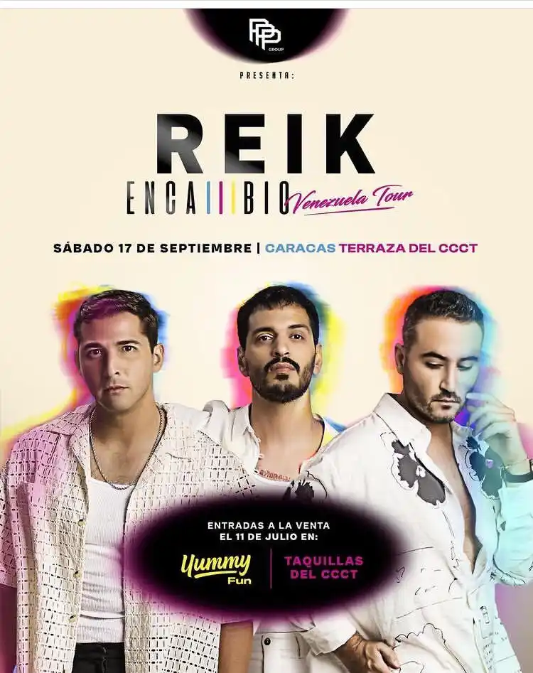 Reik traerá su nuevo espectáculo. Foto Instagram