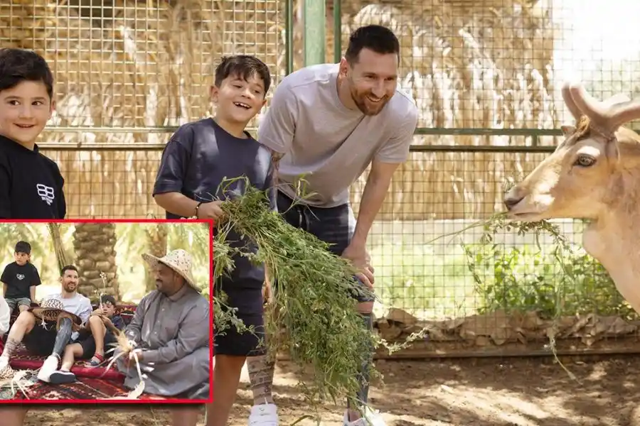 Tras las críticas, Messi viajó a Arabia Saudita como embajador de Turismo