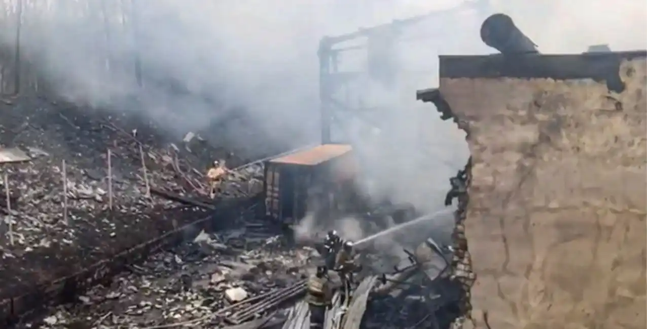 Al menos 16 muertos tras la explosión de una fábrica de pólvora en Rusia