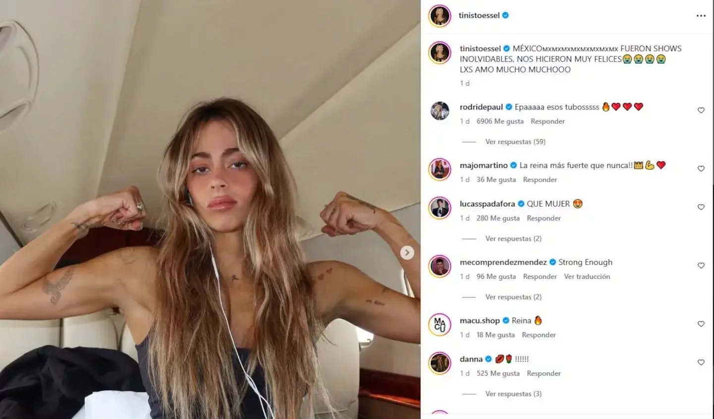 Tini Stoessel reveló su preparación física para el FUTTTURA World Tour 2026: fuerza, resistencia y un gran cambio