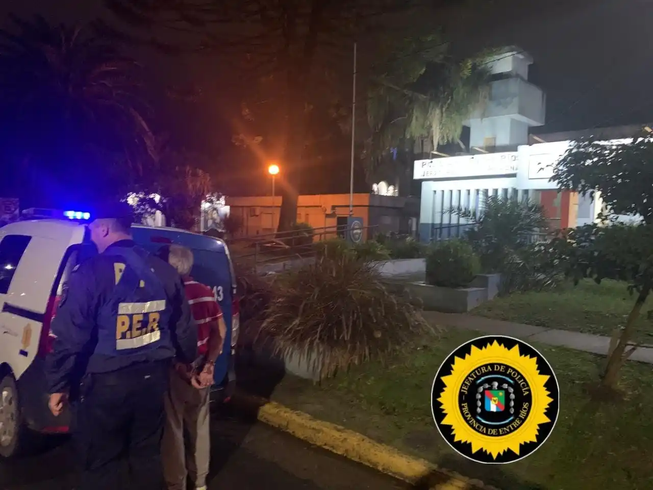 Uno de los allanamiento y detención en Crespo sería por un caso de abuso sexual