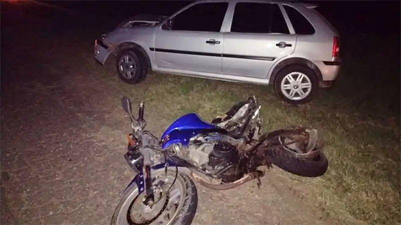 Nuevo siniestro en la Ruta 20: un joven fue derivado al Hospital Centenario