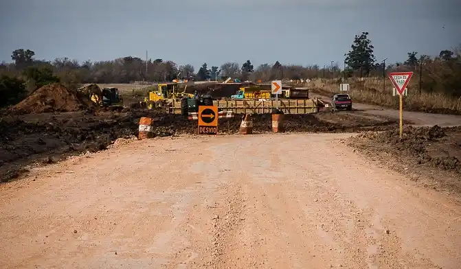 Avanza la obra previa a la pavimentación de la ruta 51