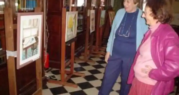 Muestra pictórica en la Biblioteca Popular