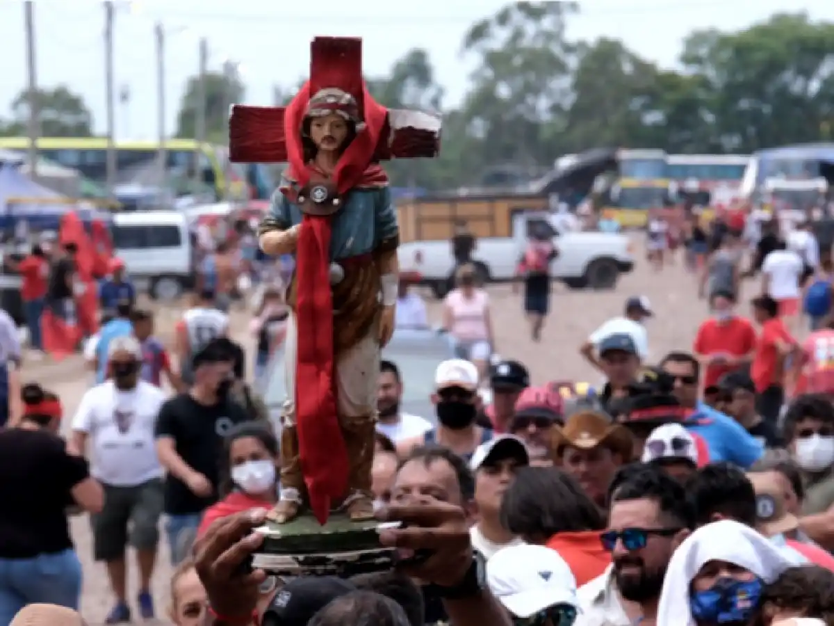 Más de 300.000 personas pasaron por el santuario del Gaucho Gil