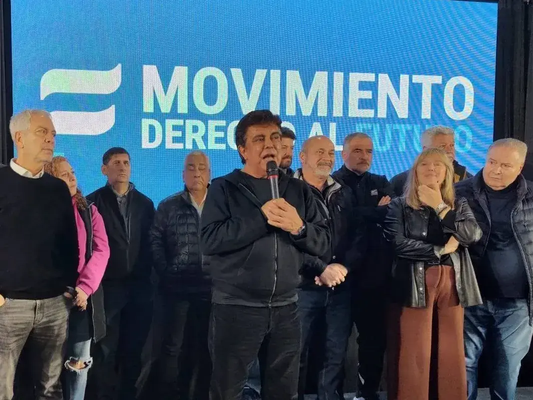 Espinoza compartió actividad con Salazar en el plenario del MDF de Ramallo en agosto.