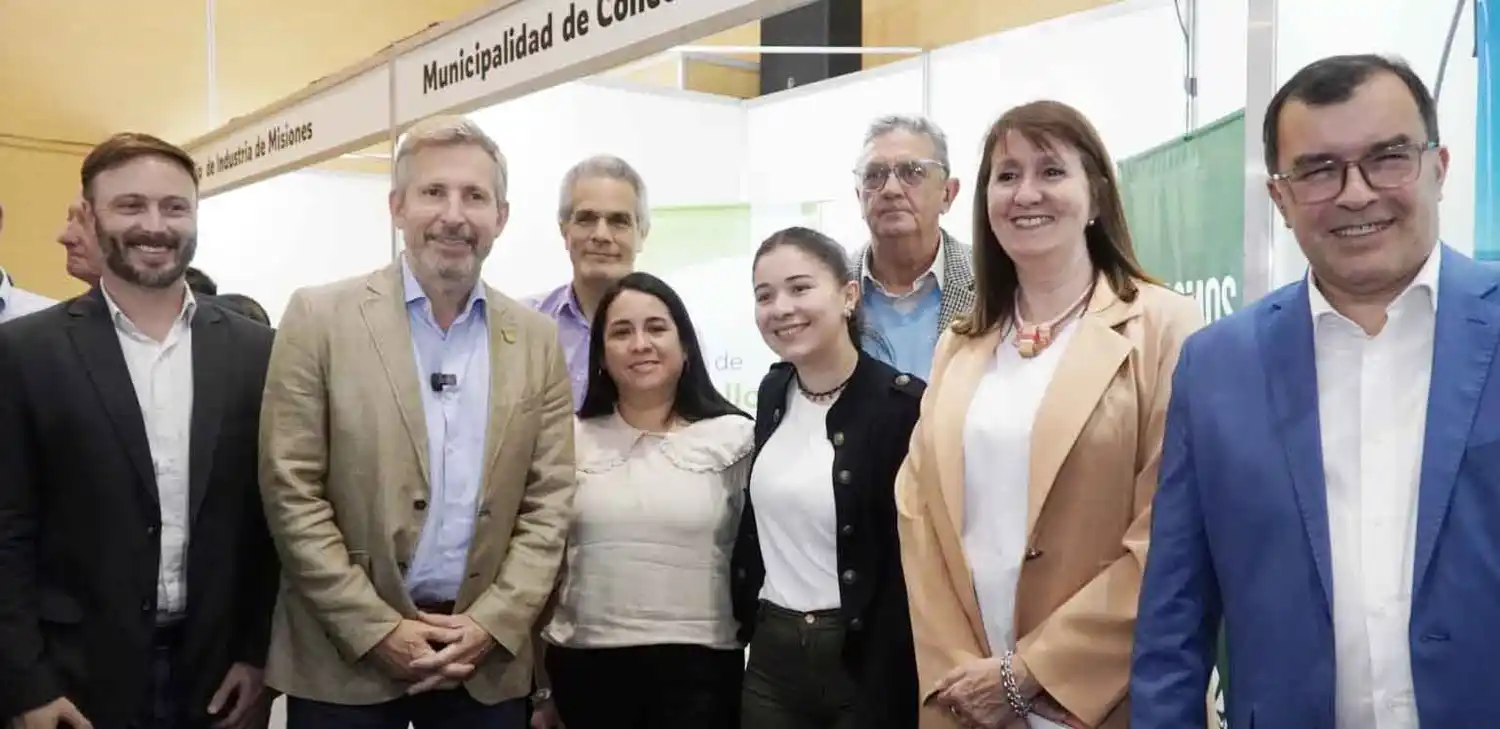 Frigerio y Azcué inauguraron la novena ExpoMadera en Concordia