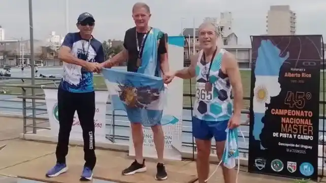 Atletismo: Galarza festeja el título nacional de Sergio Wilhelm