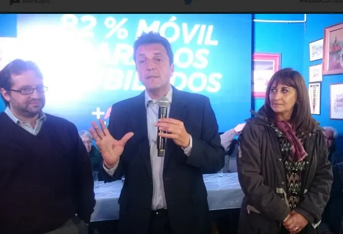 Massa: "Pagaremos el 82% móvil a los jubilados"