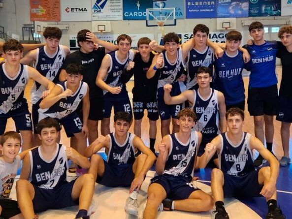 Los pibes de la U17 del Lobo . Foto:Prensa BH