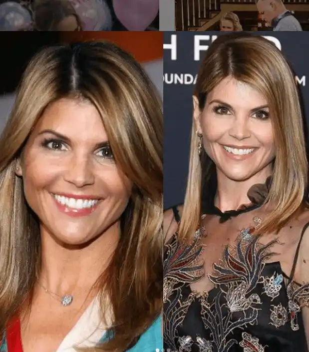 Lori Loughlin en el reto de los diez años en Fuller House. Foto: Instagram