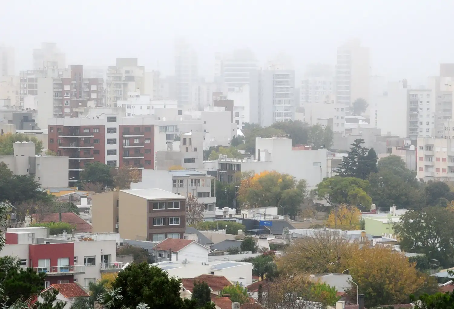 Niebla en Tandil.