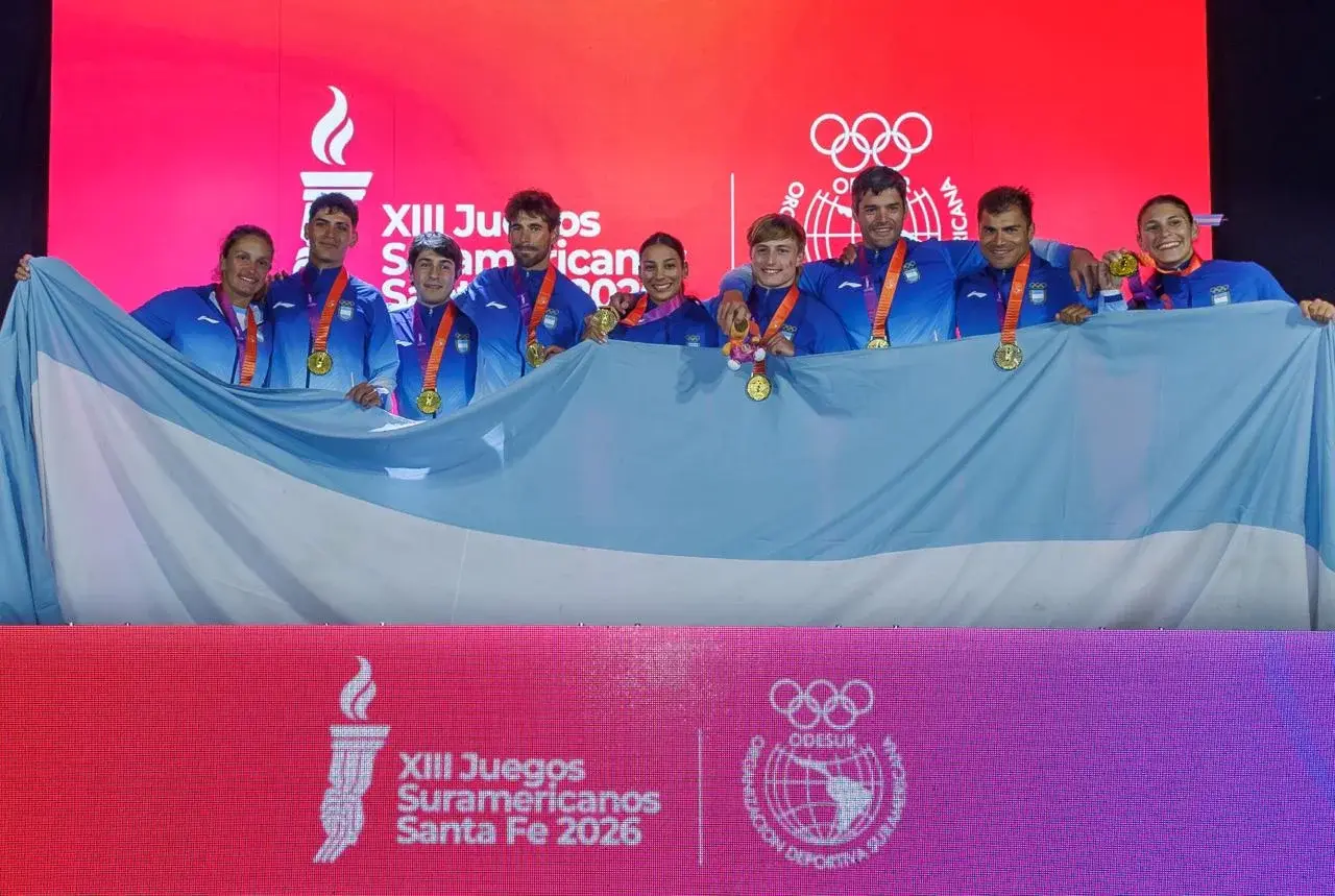 Argentina brilla en el canotaje de velocidad con tres medallas de oro y una de bronce