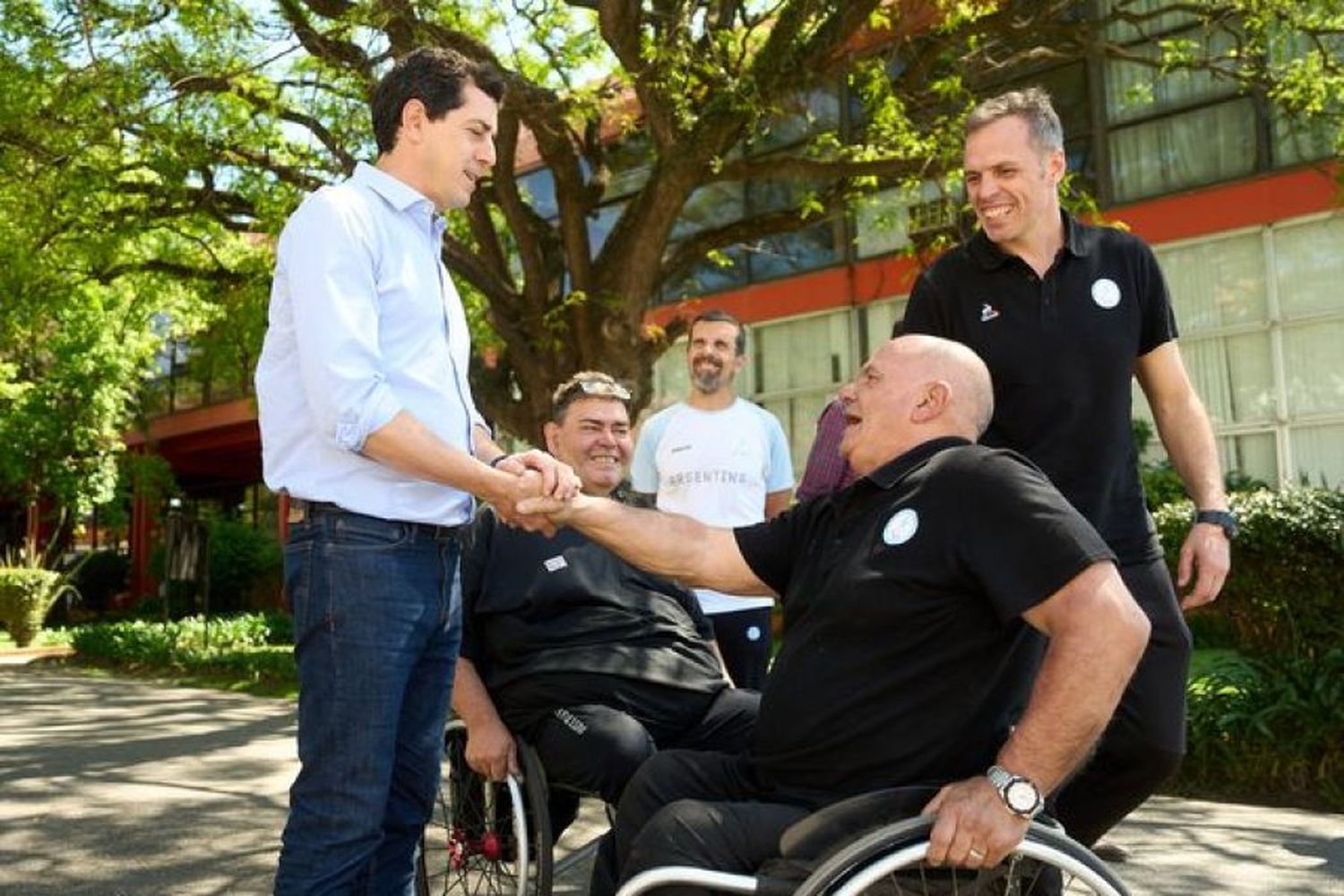 De Pedro visitó a delegación de los Parapanamericanos y sumó al Comité a campaña contra el bullying